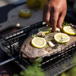 Big Green Egg Flat Basket, Platte Mand Rotisserie -Barbecue Serie Winkel big green egg flat basket platte mand rotisserie 3