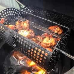 Big Green Egg Ronde Spit Mand, Tumbler Basket Voor Rotisserie -Barbecue Serie Winkel big green egg ronde spit mand tumbler basket voor 1