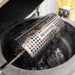 Big Green Egg Ronde Spit Mand, Tumbler Basket Voor Rotisserie -Barbecue Serie Winkel big green egg ronde spit mand tumbler basket voor 3