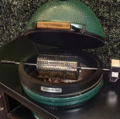 Big Green Egg Rotisserie BBQ Spit -Barbecue Serie Winkel big green egg rotisserie bbq spit 6