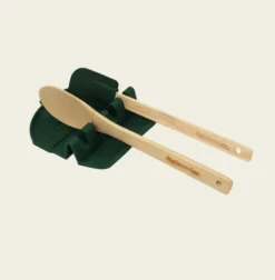Big Green Egg Spatel Met Siliconen Mat Houten Lepel En Pannenlikker -Barbecue Serie Winkel big green egg spatel met siliconen mat houten lepe 5
