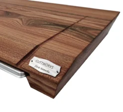 Cuttworxs Eiken Houten Snijplank Large Met Sap Geul En Geïntegreerde Opvangbak -Barbecue Serie Winkel cuttworxs eiken houten snijplank large met sap geu 2