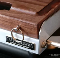 Cuttworxs Notenhouten Snijplank XL Met Sap Geul En Geïntegreerde Opvangbak -Barbecue Serie Winkel cuttworxs notenhouten snijplank xl met sap geul en 2