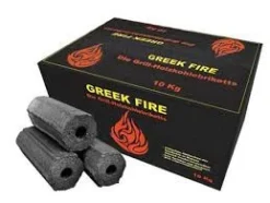 Greek Fire Houtskool Briketten 10 Kg