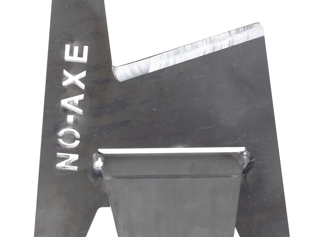 NO-AXE Houtklover Blank Staal Met Hamer 3 NO-AXE Houtklover Blank Staal Met Hamer - Afbeelding 3