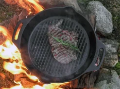 Petromax Gietijzeren Grill Skillet Met 2 Handvatten -Barbecue Serie Winkel petromax gietijzeren grill skillet met 2 handvatte 2