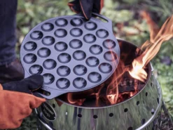 Petromax Gietijzeren Poffertjes Pan -Barbecue Serie Winkel petromax gietijzeren poffertjes pan 2